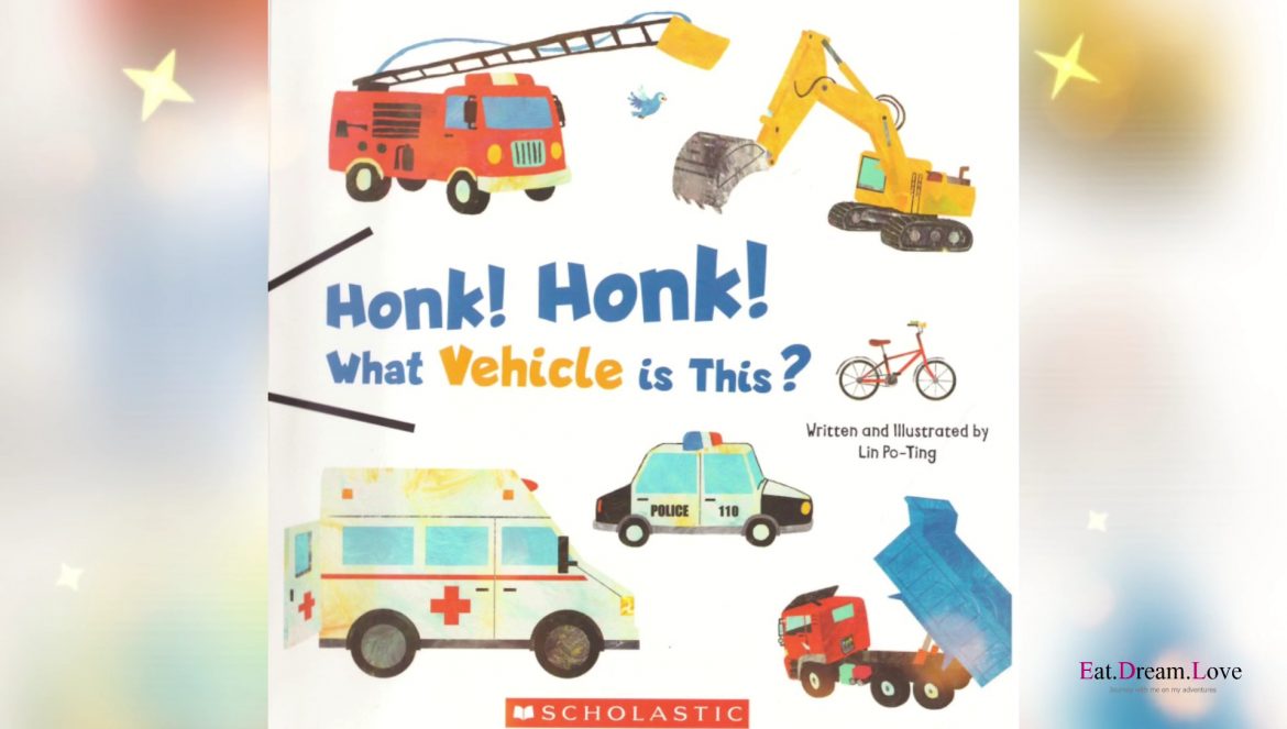Reading a book related to Vehicles – Honk Honk What Vehicle is this?