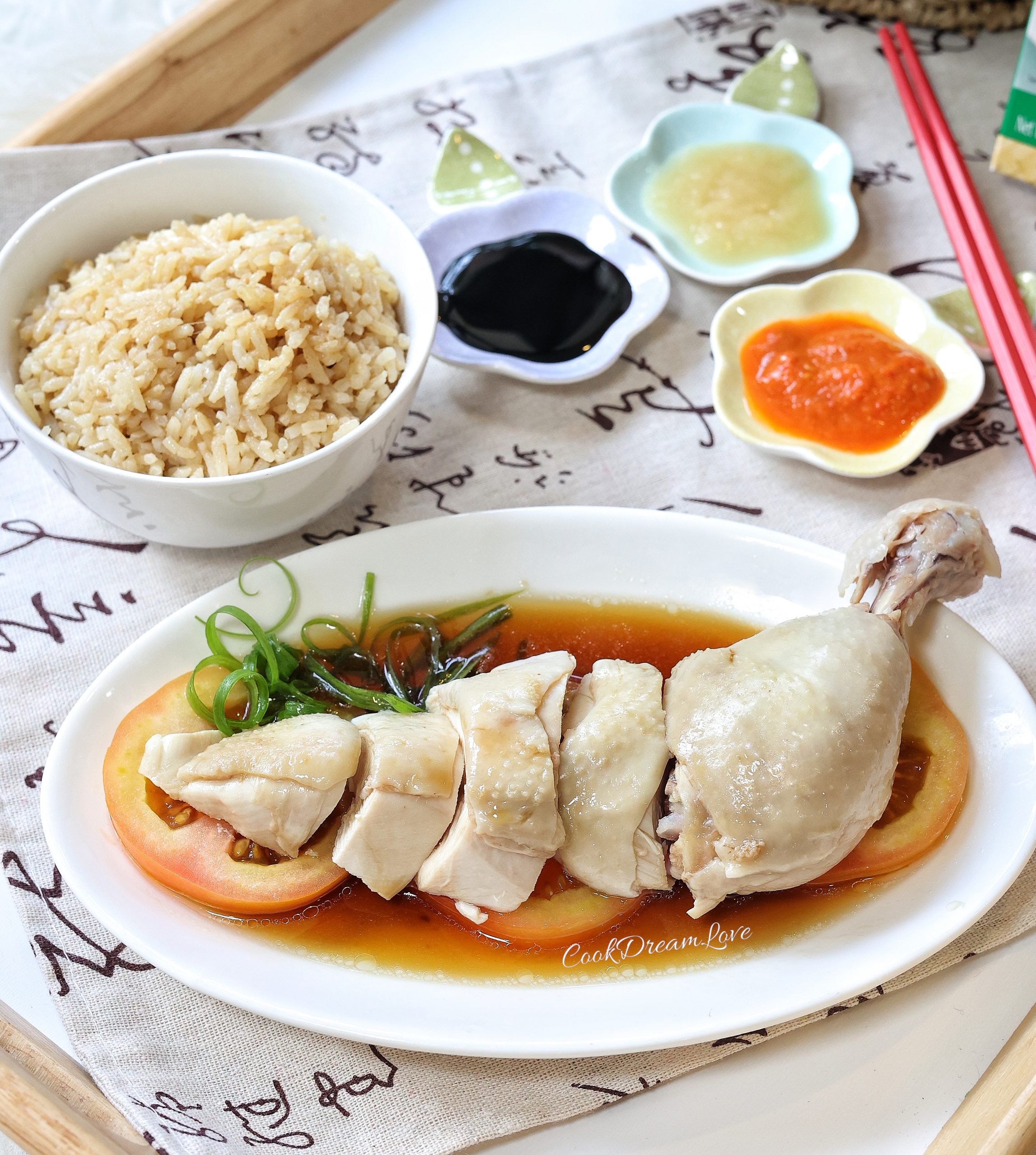 Recipe Hainanese Chicken Rice EatDreamLove